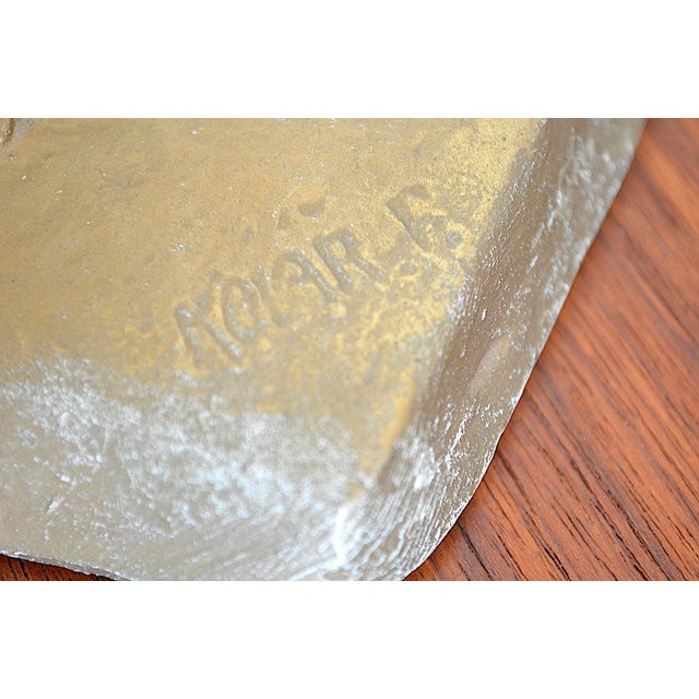 Gold Dove Sculpture by F. Kolär, 1950s For Sale - Image 8 of 14