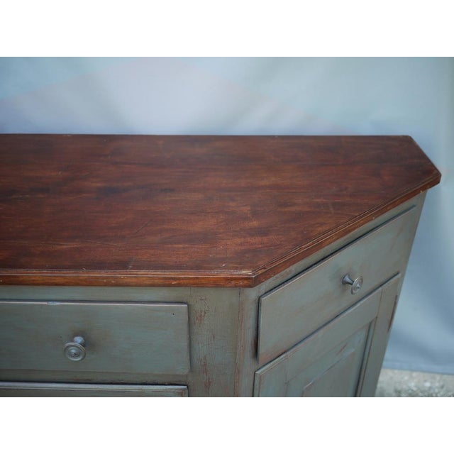 Antique Italian Four-Door Painted Sideboard For Sale - Image 10 of 17