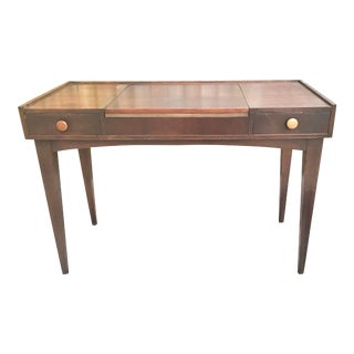 Danish Mid Century Modern Teak Vanity Desk/Table For Sale