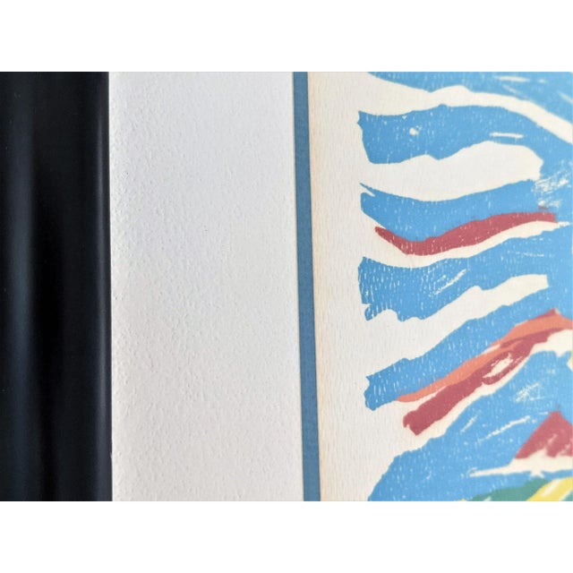 Yellow Richard Smith Original Signed and Numbered Children in the Neighborhood For Sale - Image 8 of 13