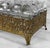 Vintage Rococo Gold Filigree & Scalloped Glass Vanity Trinket Box For Sale - Image 9 of 10
