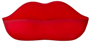 Italian Modern Red Sofa, 1970s