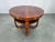 Beautiful Art Deco coffee table produced in Czechoslovakia during the 1930s. The piece features an impressive round...