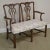 Chippendale Kittinger Chippendale Style Mahogany Double Back Settee A For Sale - Image 3 of 12