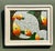 Cream Vintage Original School of Fish Oil Painting on Canvas For Sale - Image 8 of 12