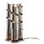 Chromed Steel Spiral Table Lamp, 1970s For Sale - Image 17 of 17