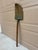 A wonderfully sculptural late 19th century wooden grain shovel garden tool, hand-hewn with a beautifully weathered surface...