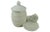 French Country French White Salt & Pepper Set Nidervillers For Sale - Image 3 of 5