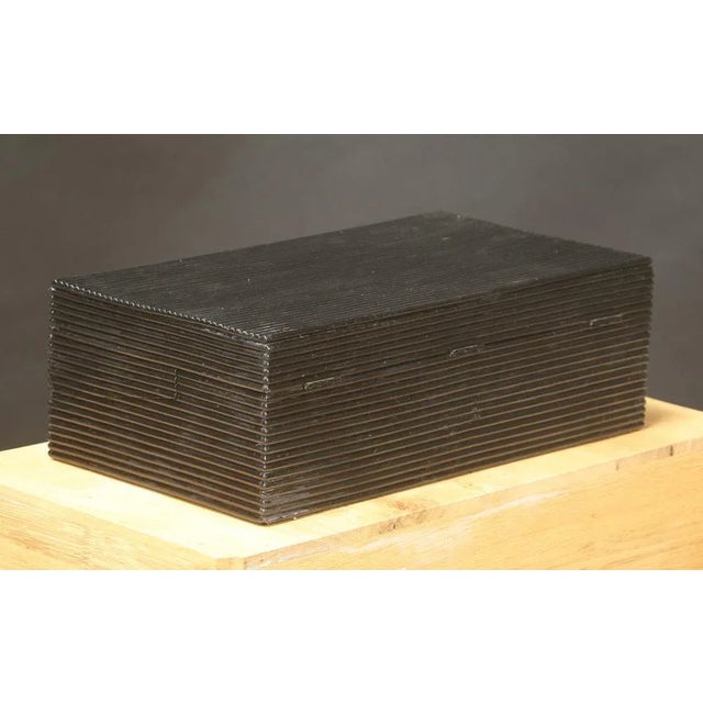 Black Writing Desk with Key For Sale - Image 4 of 9