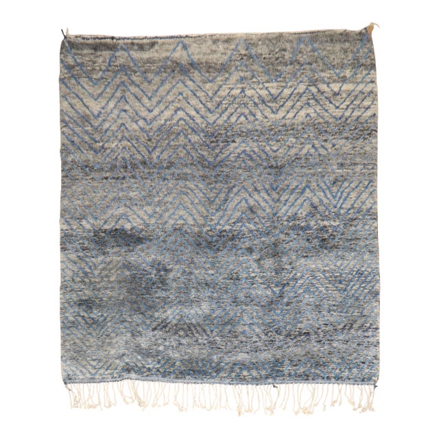 Vintage Inspired Moroccan Rug For Sale