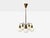 Mid-Century Modern Danish Modern, Pendant Light, Brass, Opal Glass, Denmark, 1970s For Sale - Image 3 of 11