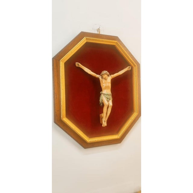 Christ on Panel in Wood, 1800s For Sale - Image 14 of 14