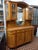 Glass Double-Body Sideboard with Mirror and Red Marble Top, 1940s For Sale - Image 7 of 10