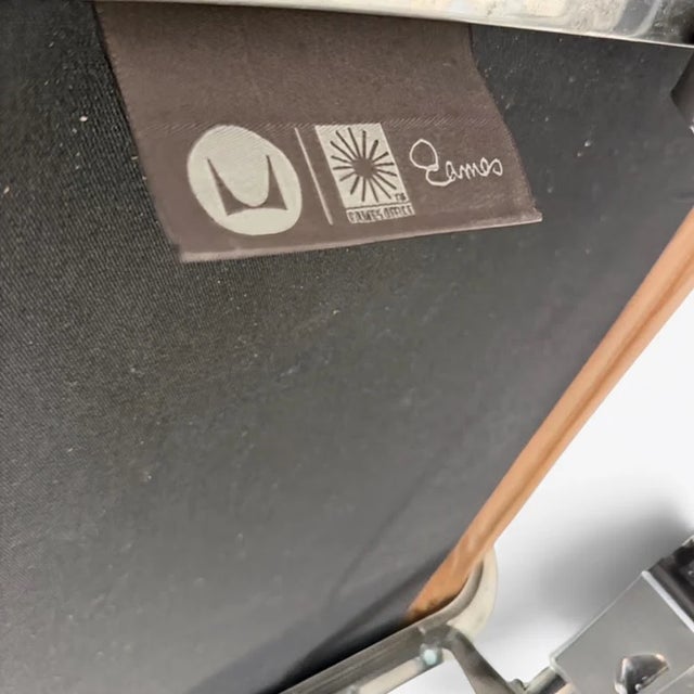 Eames for Herman Miller Aluminum Group Soft Pad Management Chair - Brown Leather For Sale - Image 10 of 10
