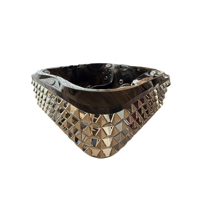 Vintage French Mirrored Spa Installation by Jean-Rémy Couradette, 2003 For Sale - Image 4 of 6