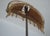 Vintage Art Deco Metal Floor Lamp W. Beaded Shade For Sale - Image 12 of 13