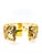 Bochic “Capri” Vintage Natural Multi Sapphire Cuff Set In 18K Gold & Silver For Sale In New York - Image 6 of 11