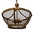 Mid 20th Century Aged Vintage Iron Mesh Bowl Chandelier For Sale - Image 5 of 9