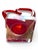 Late 20th Century Vintage Red Murano-Style Art Glass Heart Sculpture on Lucite Base For Sale - Image 5 of 6