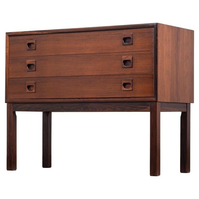 Danish Mid-Century Rosewood Chest of Drawers, 1960s For Sale - Image 11 of 11