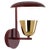 Wall Light in Red with Golden Glossy Cup by Jaime Hayon For Sale