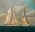 Contemporary Schooner Yacht Racing Sailing Seascape Oil Painting on Canvas, Unstretched, by D. Tayler For Sale - Image 3 of 7