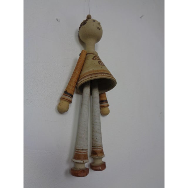 1960s Figurative Studio Ceramic Wind Chime by Karen Boel, Denmark, 1960s For Sale - Image 5 of 18