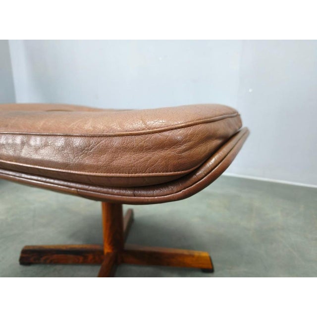 Set of MS68 Lounge Chair and Ottoman by Madsen & Schubell, 1960s For Sale - Image 13 of 18