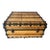 19thc Steamer Trunk / Coffee Table Trunk For Sale