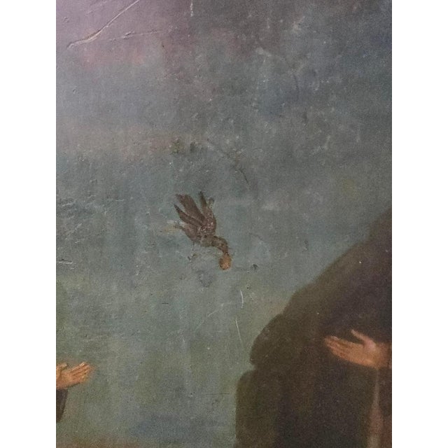 19th Century Orthodox Icon with Ascension of Elijah For Sale - Image 8 of 15