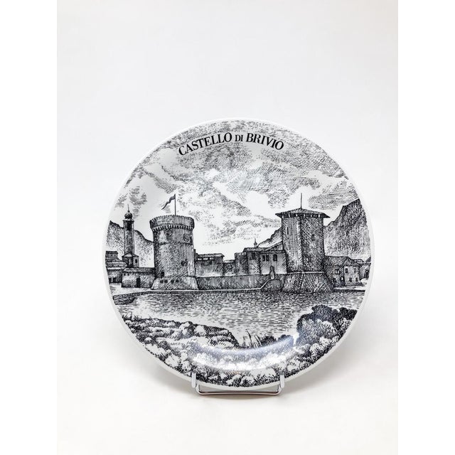 Mid-Century Modern Plate by Fornasetti, Italy, 1950s For Sale - Image 4 of 5