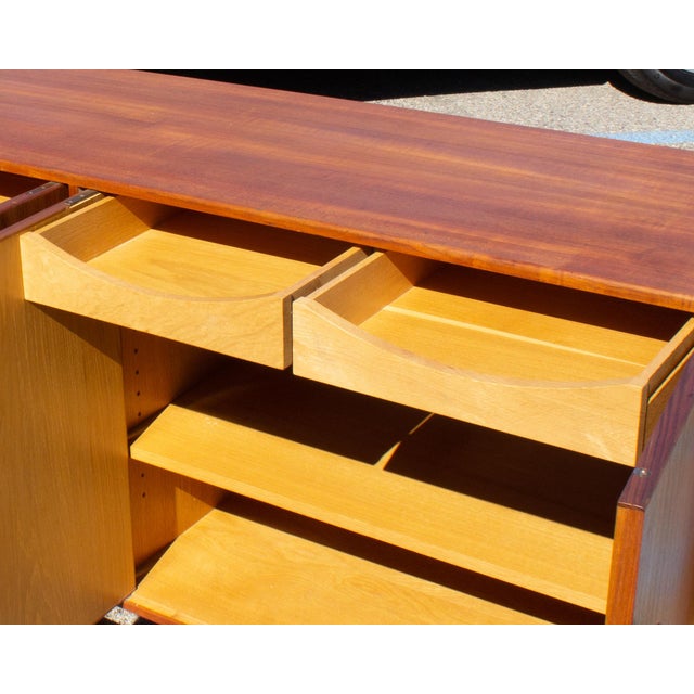 Mid-Century Modern Tove and Edvard Kindt-Larsen Ab Seffle Teak Credenza Sideboard For Sale - Image 3 of 11