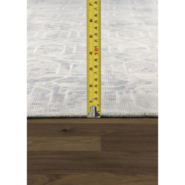 2020s Pasargad Home Beverly Grey Area Rug- 9' 0" X 12' 0" For Sale - Image 5 of 6
