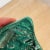 Hand Carved Trinket Dish in Green Malachite Stone For Sale - Image 11 of 12