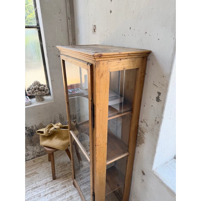 19th Century English Pine Display Case, 1890s For Sale - Image 6 of 18
