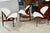 Seymour James Wiener for Kodawood Clam Shell Chairs Set – Rocker + 2 Lounge MCM 50's For Sale - Image 13 of 16