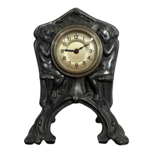 Antique German Art Nouveau Desk Clock