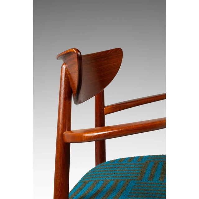 Rare Danish Mid-Century Modern Arm / Desk Chair in Teak Attributed to Harry Østergaard for Randers Møbelfabrik, Denmark, C. 1960s For Sale - Image 16 of 18