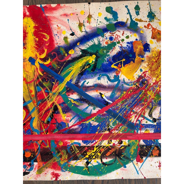 This is a stunning Original Mixed Media Painting on Paper by Listed California Artist, Hendrik Grise (1914-1982). Grise...