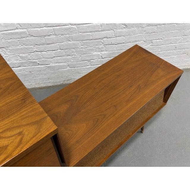 Vintage Mid Century Modern Bar Cabinet | Credenza Console | Liquor Cabinet, C. 1960’s For Sale - Image 12 of 18