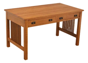 Stickley Mission Collection Oak Spindle Writing Desk