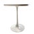 Classic mid-century modern Tulip side table in the style of the design made by Eero Saarinen for Knoll in 1958, featuring...