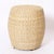Mid-Century Modern Pair of Woven Reed Garden Seats For Sale - Image 3 of 7