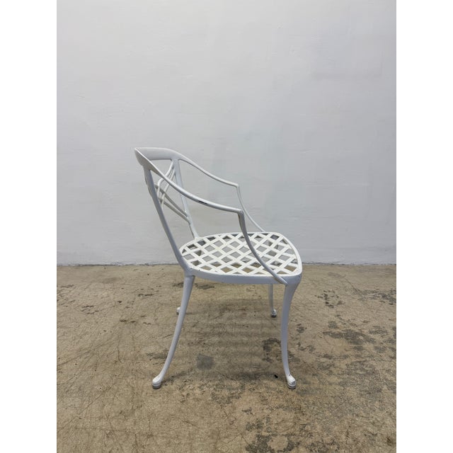 Brown Jordan Mid-Century Brown Jordan Outdoor Aluminum Dining Chairs, 1960s - Set of Four For Sale - Image 4 of 16