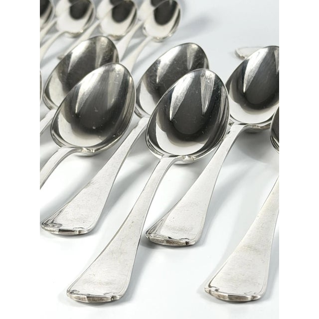 Vintage French Japonais Silver-Plated Flatware Service from Christofle, France, 1930s, Set of 37 For Sale - Image 7 of 14