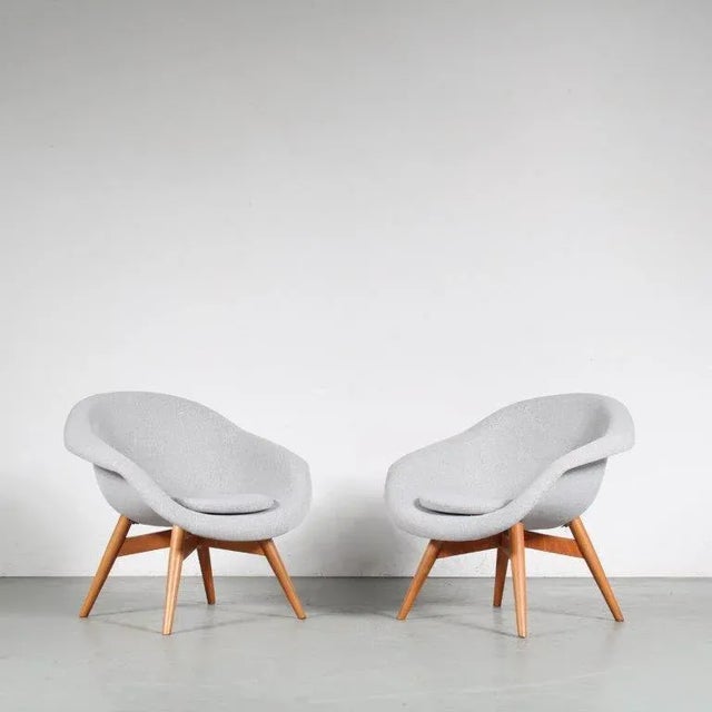 Set of Czech Lounge Chairs by Frantisek Jirak, 1950s For Sale - Image 5 of 13