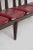 Vintage Italian Bench with 5 Red Leather Seats For Sale - Image 9 of 15