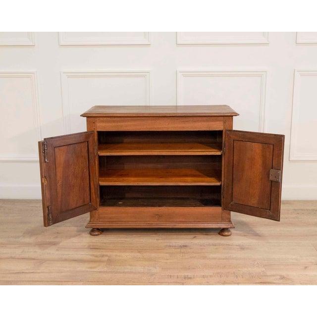 18th Century 18th Century French Walnut Community Buffet, Louis XIV Period For Sale - Image 5 of 9