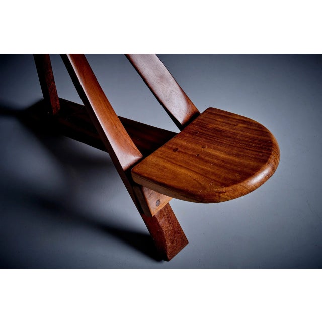 Sculptural African Studio Chair, 1960s For Sale - Image 10 of 11