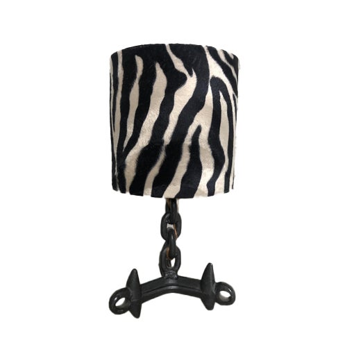 Brutalist Chain Link Table Lamp For Sale
